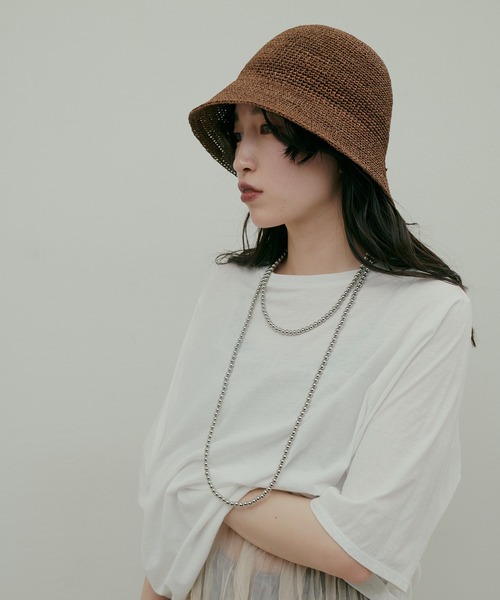 LARUTA(ラルータ)の「【LARUTA】ニュアンスゆるT(Tシャツ/カットソー・レディース・ブラック/ベージュ/オフホワイト/ピンク・FREE)」の11枚目の写真