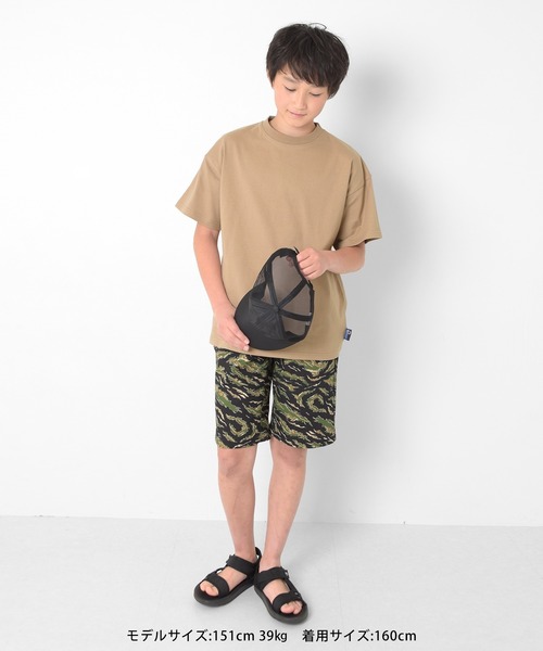 GLAZOS（グラソス）の「ストレッチツイル・スケーター柄ハーフパンツ（その他パンツ・キッズ・マルチ/カーキ・170cm/160cm/150cm/140cm/130cm）」の17枚目の写真
