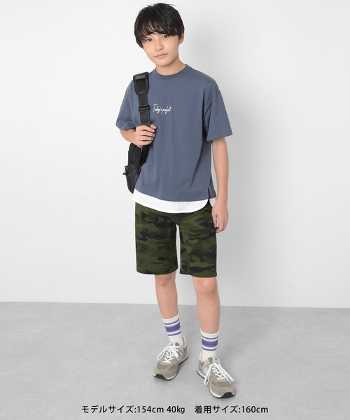 GLAZOS（グラソス）の「ストレッチツイル・スケーター柄ハーフパンツ（その他パンツ・キッズ・マルチ/カーキ・170cm/160cm/150cm/140cm/130cm）」の22枚目の写真