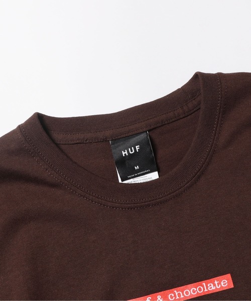 HUF(ハフ)の「HUF/ハフ SOUTHWOOD S/S TEE Tシャツ ブランドロゴ(Tシャツ/カットソー・メンズ・ホワイト/ダークブラウン・M/L/XL)」の6枚目の写真