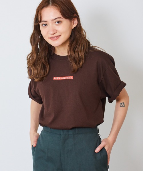 HUF(ハフ)の「HUF/ハフ SOUTHWOOD S/S TEE Tシャツ ブランドロゴ(Tシャツ/カットソー・メンズ・ホワイト/ダークブラウン・M/L/XL)」の21枚目の写真