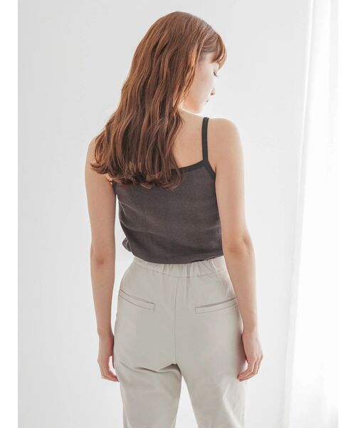 AMERICAN HOLIC(アメリカンホリック)の「抗菌防臭カップ付きキャミソール(インナーウェア/肌着・レディース・ボルドー/ブラック系その他4/ブラック/ブラウン/オフホワイト・M/L/S)」の11枚目の写真