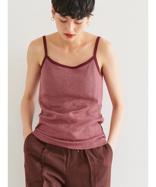 AMERICAN HOLIC(アメリカンホリック)の「抗菌防臭カップ付きキャミソール(インナーウェア/肌着・レディース・ボルドー/ブラック系その他4/ブラック/ブラウン/オフホワイト・M/L/S)」の21枚目の写真