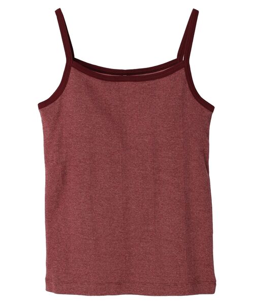 AMERICAN HOLIC(アメリカンホリック)の「抗菌防臭カップ付きキャミソール(インナーウェア/肌着・レディース・ボルドー/ブラック系その他4/ブラック/ブラウン/オフホワイト・M/L/S)」の6枚目の写真