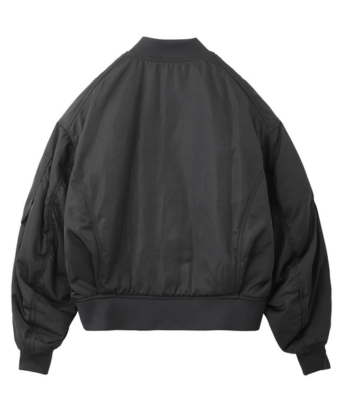 MILKFED.（ミルクフェド）の「REVERSIBLE MA-1 FLIGHT JACKET（MA-1・レディース・ブラック/オリーブ/ベージュ・ONE SIZE）」の13枚目の写真