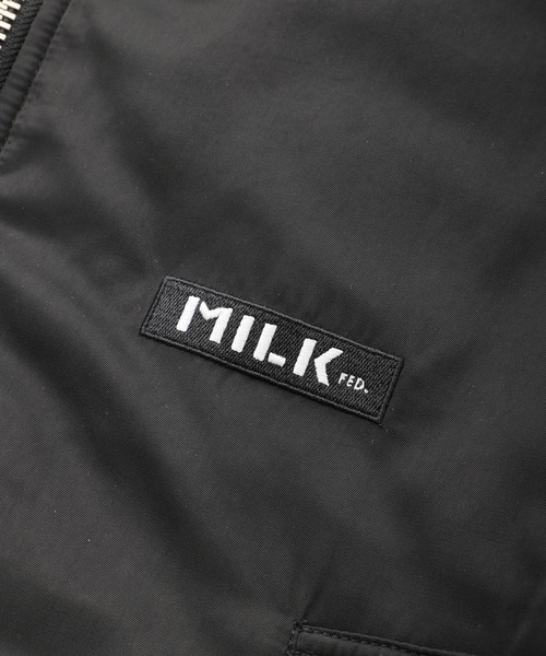 MILKFED.（ミルクフェド）の「REVERSIBLE MA-1 FLIGHT JACKET（MA-1・レディース・ブラック/オリーブ/ベージュ・ONE SIZE）」の11枚目の写真