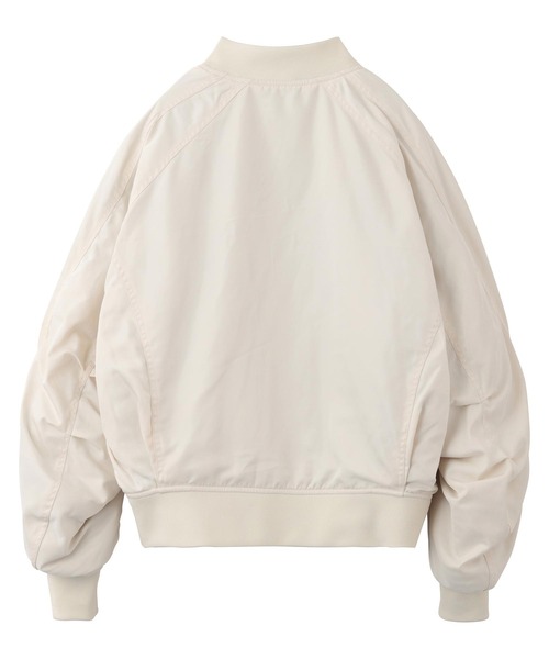 MILKFED.（ミルクフェド）の「REVERSIBLE MA-1 FLIGHT JACKET（MA-1・レディース・ブラック/オリーブ/ベージュ・ONE SIZE）」の9枚目の写真