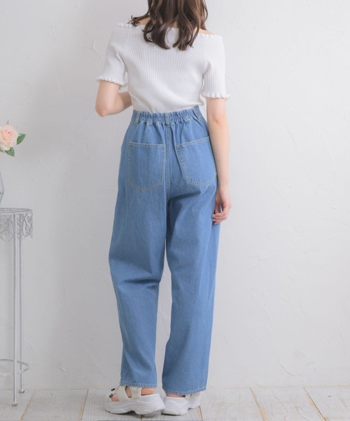 ems excite(エムズエキサイト)の「2WAYフリルNT(ニット/セーター・レディース・ブラック/オフホワイト/イエロー/ブルー・FREE)」の18枚目の写真