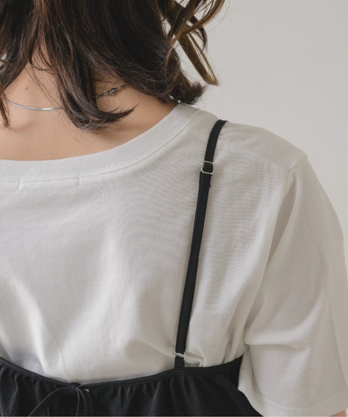 RETRO GIRL(レトロガール)の「BリボンティアードキャミOP(ワンピース・レディース・イエロー/ブラック/オレンジ/ホワイト・LARGE/MEDIUM)」の14枚目の写真