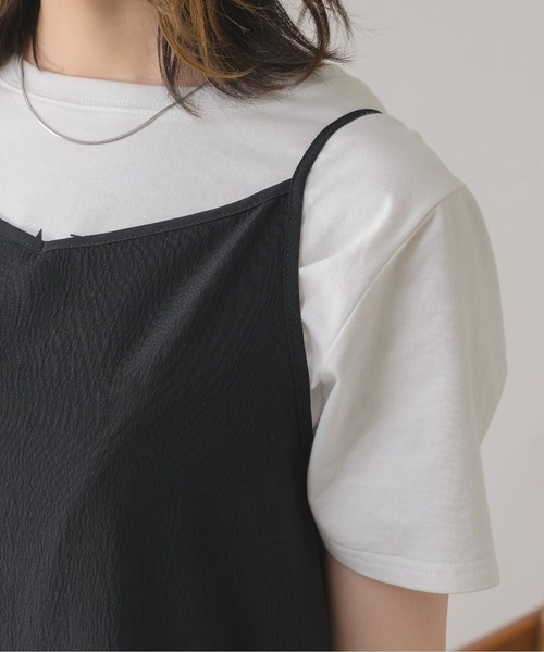 RETRO GIRL(レトロガール)の「BリボンティアードキャミOP(ワンピース・レディース・イエロー/ブラック/オレンジ/ホワイト・LARGE/MEDIUM)」の12枚目の写真