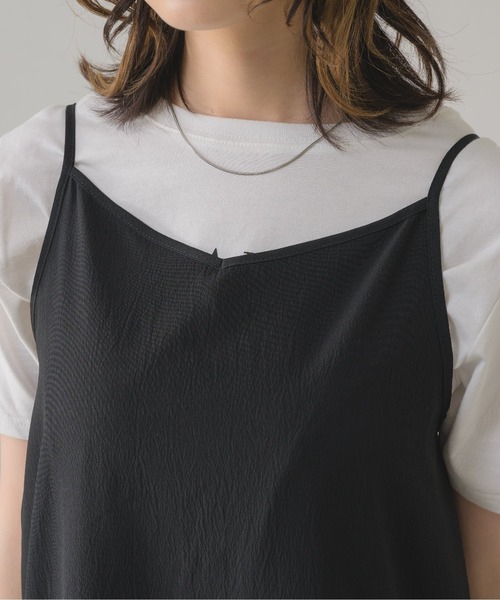 RETRO GIRL(レトロガール)の「BリボンティアードキャミOP(ワンピース・レディース・イエロー/ブラック/オレンジ/ホワイト・LARGE/MEDIUM)」の11枚目の写真