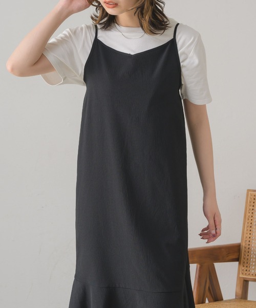 RETRO GIRL(レトロガール)の「BリボンティアードキャミOP(ワンピース・レディース・イエロー/ブラック/オレンジ/ホワイト・LARGE/MEDIUM)」の8枚目の写真