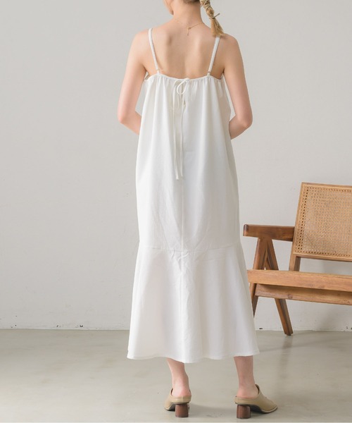 RETRO GIRL(レトロガール)の「BリボンティアードキャミOP(ワンピース・レディース・イエロー/ブラック/オレンジ/ホワイト・LARGE/MEDIUM)」の19枚目の写真