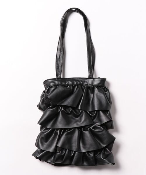 ammy.（エイミードット）の「【 ammy. / エイミードット 】 フリル トートバッグ（トートバッグ・レディース・シルバー/ホワイト/ブラック・FREE）」の11枚目の写真