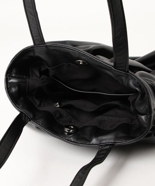 ammy.（エイミードット）の「【 ammy. / エイミードット 】 フリル トートバッグ（トートバッグ・レディース・シルバー/ホワイト/ブラック・FREE）」の5枚目の写真