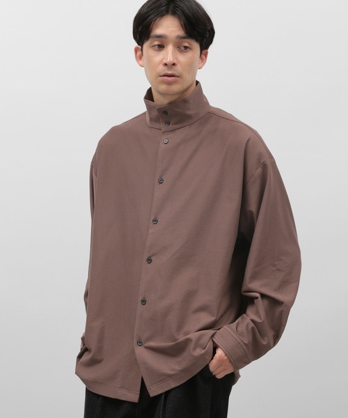 LAKOLE(ラコレ)の「2WAYカラーシャツ / 967902(シャツ/ブラウス・メンズ・ブラック/ライトグレー/ブラウン・MEDIUM/LARGE)」の1枚目の写真