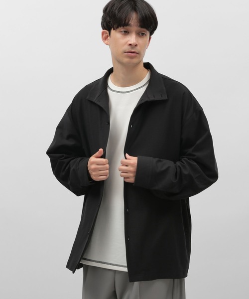 LAKOLE(ラコレ)の「2WAYカラーシャツ / 967902(シャツ/ブラウス・メンズ・ブラック/ライトグレー/ブラウン・MEDIUM/LARGE)」の2枚目の写真