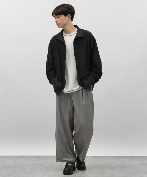 LAKOLE(ラコレ)の「2WAYカラーシャツ / 967902(シャツ/ブラウス・メンズ・ブラック/ライトグレー/ブラウン・MEDIUM/LARGE)」の4枚目の写真