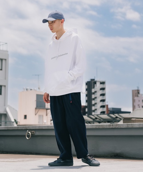 POET MEETS DUBWISE（ポエットミーツダブワイズ）の「POET MEETS DUBWISE/ポエットミーツダブワイズ poetmeetsdubwise Loose Fit Hoodie フーディー（パーカー・メンズ・ホワイト/ブラック/グレー・M/L）」の16枚目の写真