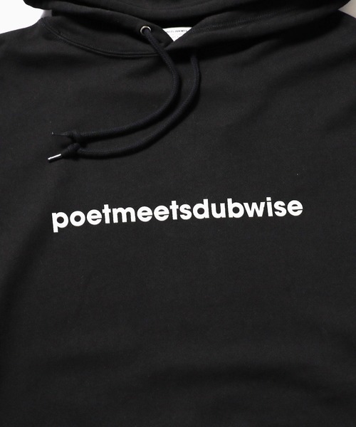 POET MEETS DUBWISE（ポエットミーツダブワイズ）の「POET MEETS DUBWISE/ポエットミーツダブワイズ poetmeetsdubwise Loose Fit Hoodie フーディー（パーカー・メンズ・ホワイト/ブラック/グレー・M/L）」の6枚目の写真