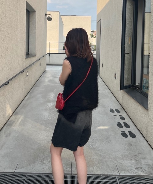 shesame（シーセム）の「グラデーション加工デニムショートパンツ（デニムパンツ・レディース・ブラック/ブルー・SMALL/MEDIUM）」の19枚目の写真