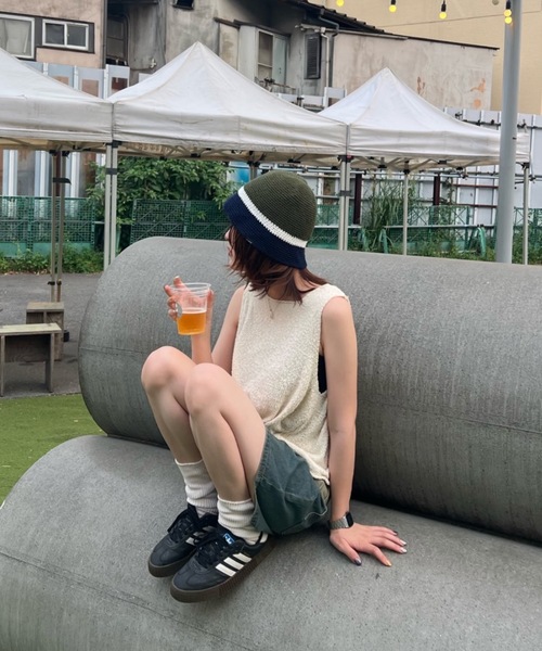 shesame（シーセム）の「グラデーション加工デニムショートパンツ（デニムパンツ・レディース・ブラック/ブルー・SMALL/MEDIUM）」の10枚目の写真