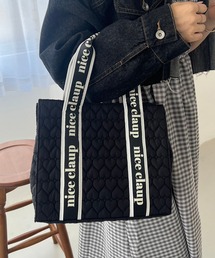 one after another NICE CLAUP | 【再入荷】ハートキルティングミニトートバッグ(トートバッグ)