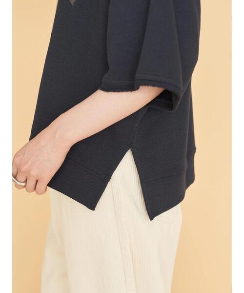 AMERICAN HOLIC（アメリカンホリック）の「ミニ裏毛ロゴカットプルオーバー①（Tシャツ/カットソー・レディース・チャコールグレー/ネイビー・M/L）」の9枚目の写真