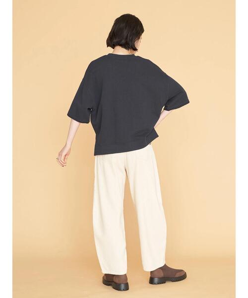 AMERICAN HOLIC（アメリカンホリック）の「ミニ裏毛ロゴカットプルオーバー①（Tシャツ/カットソー・レディース・チャコールグレー/ネイビー・M/L）」の14枚目の写真