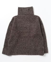 CALIFORNIA OUTFITTERS | 2-7E1 メランジニットハイネックセーター/オーバーサイズ/ワイド/ハイネック ニット【folka フォルカ】(ニット/セーター)