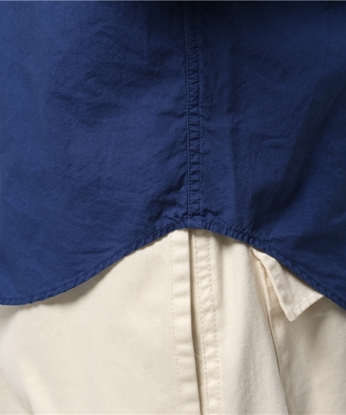 417 EDIFICE（フォーワンセブンエディフィス）の「ガーメントダイタイプライターS/S レギュラーカラーシャツ（シャツ/ブラウス・メンズ・グリーン/ネイビー/ホワイト・LARGE/SMALL/MEDIUM）」の10枚目の写真