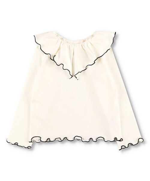 BRANSHES（ブランシェス）の「2WAY長袖Tシャツ_ロンT（Tシャツ/カットソー・キッズ・オフホワイト/マスタード/その他・140/150/100/110/90/120/130）」の10枚目の写真