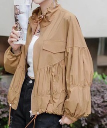 シャーリングブルゾン