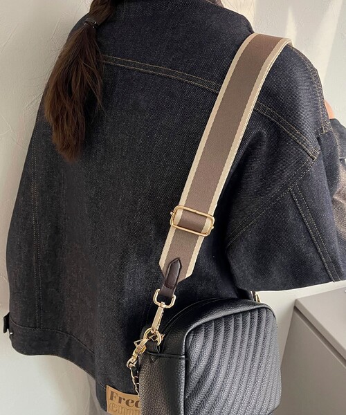 fredy emue（フレディエミュ）の「アジャストテープショルダー（その他小物・レディース・ホワイト系その他4/ブルー系その他7/レッド系その他3・FREE）」の8枚目の写真