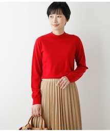 【手洗い可能】キャッシュウール ハイネックニットプルオーバー