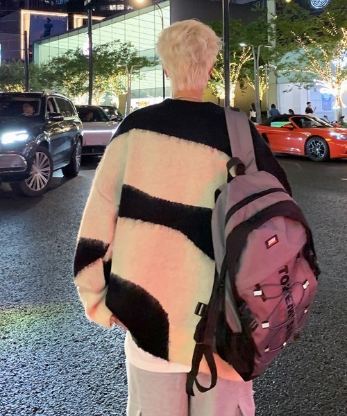 MGV（エムジーヴィー）の「パターンモヘアライクニット（ニット/セーター・メンズ・ブラック/グリーン・LARGE/MEDIUM/X-LARGE）」の11枚目の写真