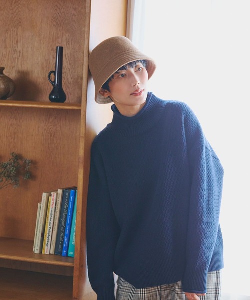 studio CLIP（スタディオクリップ）の「7ゲージロールネックプルオーバー（ニット/セーター・レディース・ネイビー/ライトブルー/モカ/ベージュ/その他8/その他7/オレンジ/ホワイト/ブラウン・FREE）」の18枚目の写真