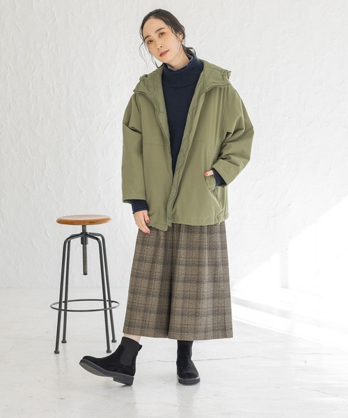 studio CLIP（スタディオクリップ）の「7ゲージロールネックプルオーバー（ニット/セーター・レディース・ネイビー/ライトブルー/モカ/ベージュ/その他8/その他7/オレンジ/ホワイト/ブラウン・FREE）」の21枚目の写真