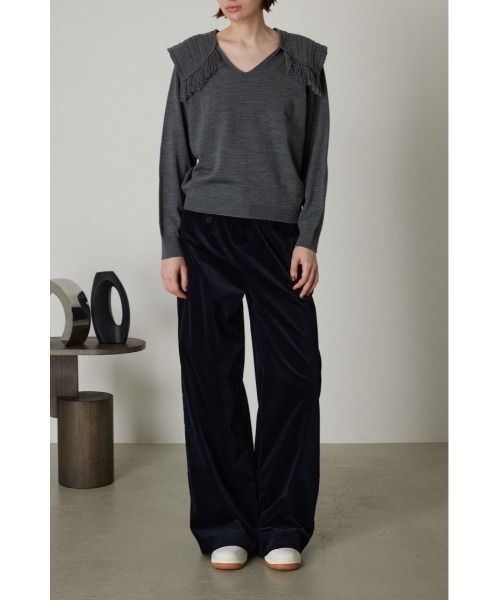 RIM.ARK（リムアーク）の「Shoulder design knit tops（ニット