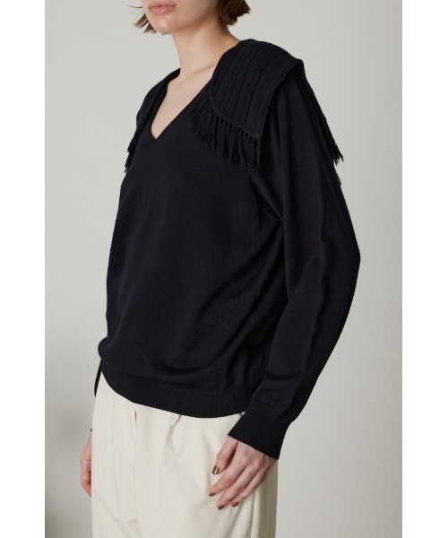 RIM.ARK（リムアーク）の「Shoulder design knit tops（ニット