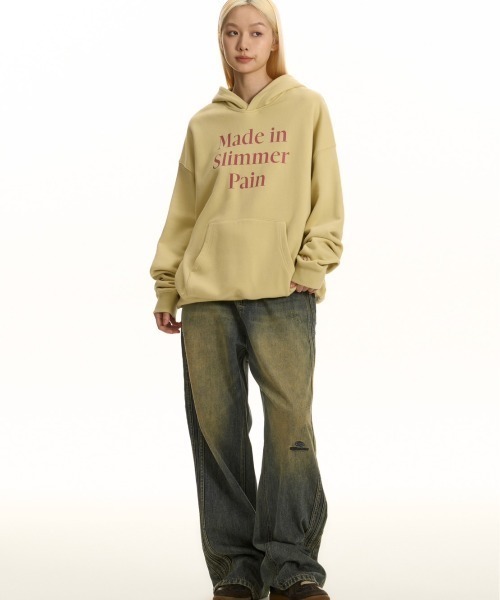 TGNS（ツーガンズ）の「ストリートファッション TGNS ツーガンズ Retro Yellow Mud For Old Side Jeans オーバーサイズ ボトムス パンツ ジーパン ジーンズ デニム デニムパンツ レトロパンツ ヴィンテージパンツ 長ズボン（デニムパンツ・メンズ・ブルー・M）」の5枚目の写真