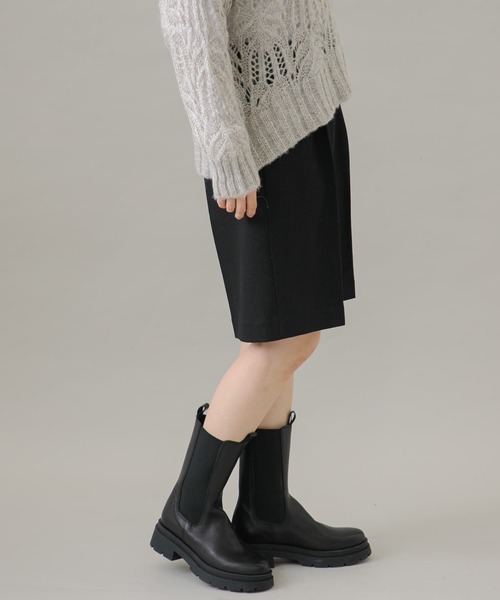URBAN RESEARCH Sonny Label（アーバンリサーチサニーレーベル）の「タックハーフパンツ（その他パンツ・レディース・ブラック/キャメル・FREE）」の5枚目の写真
