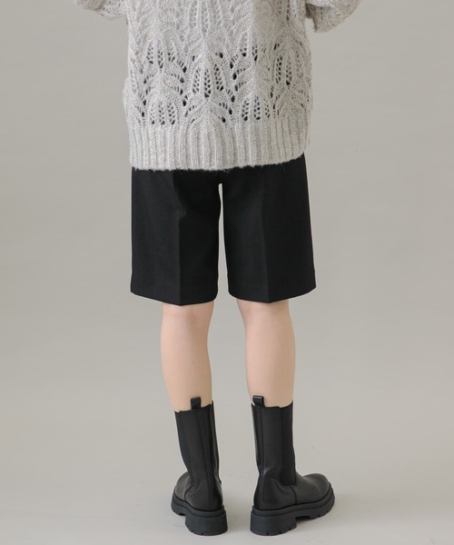 URBAN RESEARCH Sonny Label（アーバンリサーチサニーレーベル）の「タックハーフパンツ（その他パンツ・レディース・ブラック/キャメル・FREE）」の6枚目の写真