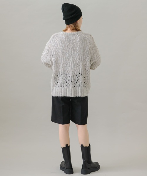 URBAN RESEARCH Sonny Label（アーバンリサーチサニーレーベル）の「タックハーフパンツ（その他パンツ・レディース・ブラック/キャメル・FREE）」の11枚目の写真