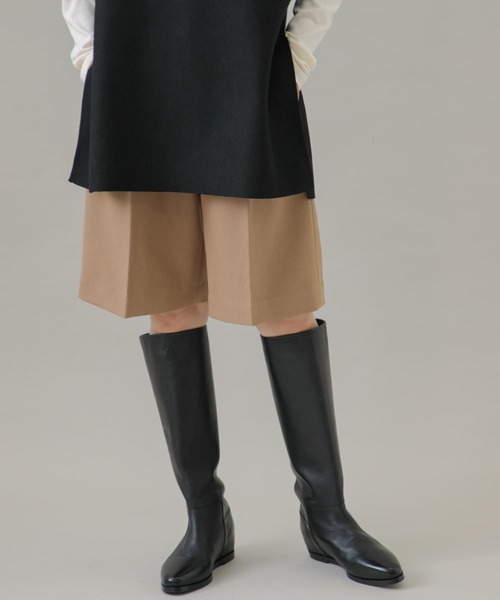 URBAN RESEARCH Sonny Label（アーバンリサーチサニーレーベル）の「タックハーフパンツ（その他パンツ・レディース・ブラック/キャメル・FREE）」の12枚目の写真