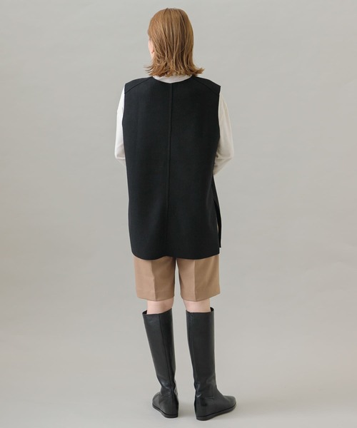 URBAN RESEARCH Sonny Label（アーバンリサーチサニーレーベル）の「タックハーフパンツ（その他パンツ・レディース・ブラック/キャメル・FREE）」の20枚目の写真