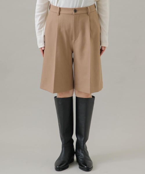 URBAN RESEARCH Sonny Label（アーバンリサーチサニーレーベル）の「タックハーフパンツ（その他パンツ・レディース・ブラック/キャメル・FREE）」の21枚目の写真