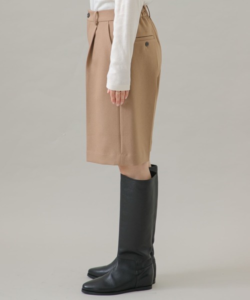 URBAN RESEARCH Sonny Label（アーバンリサーチサニーレーベル）の「タックハーフパンツ（その他パンツ・レディース・ブラック/キャメル・FREE）」の22枚目の写真