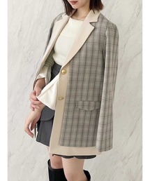 dazzlin | 【セットアップ対応】レイヤードライクウエストジャケット(テーラードジャケット)