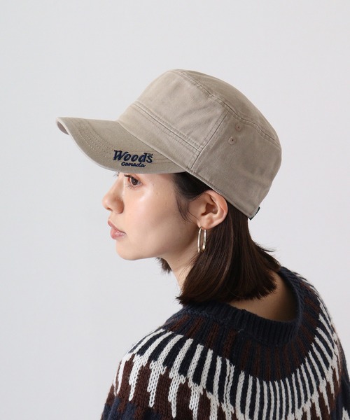 Woods(ウッズ)の「WOODS ウォッシュコットンワーク(キャップ・メンズ・ブラック/ベージュ/ネイビー・FREE)」の13枚目の写真